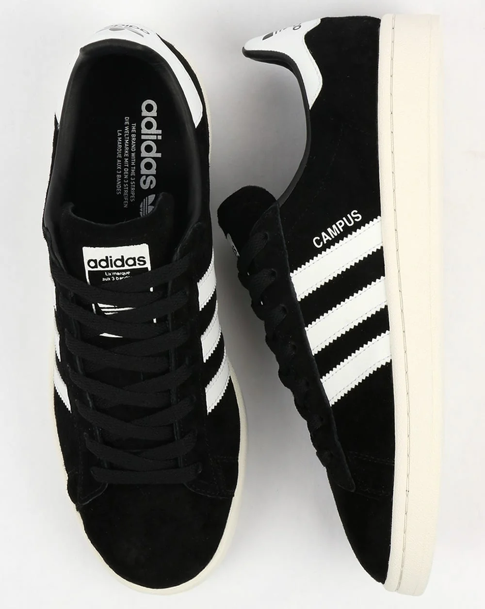 Adidas Campus Trainers Black/White - Image 2