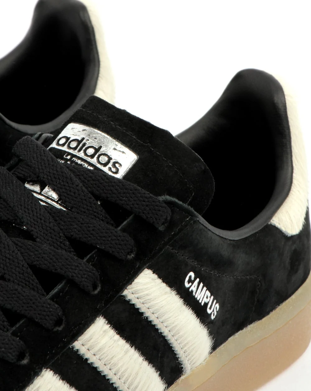 Adidas Campus Trainers Black/white/gum - Image 4