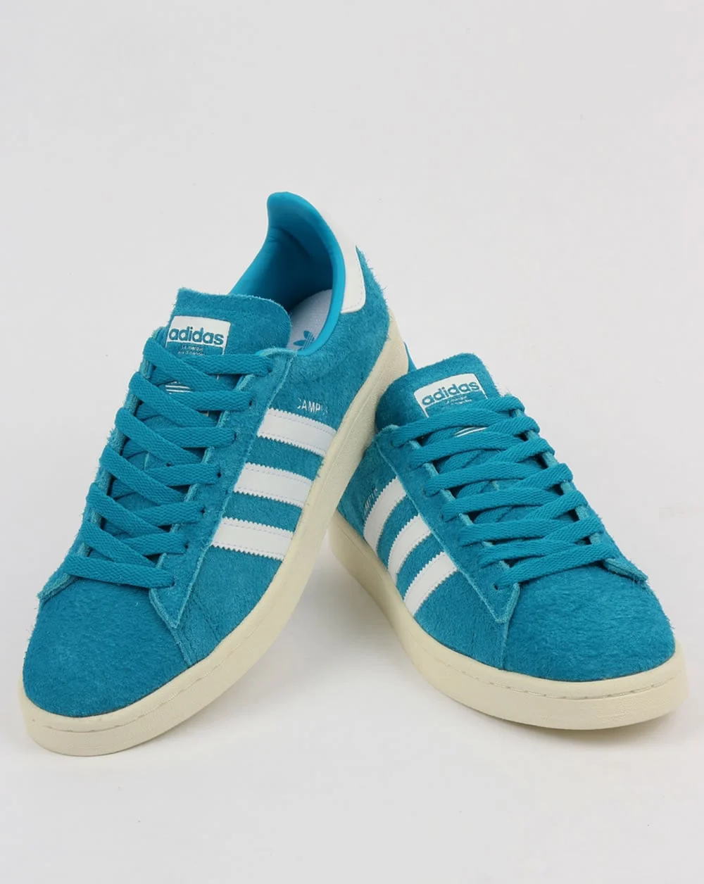 Adidas Campus Trainers Bold Aqua/White - Image 3
