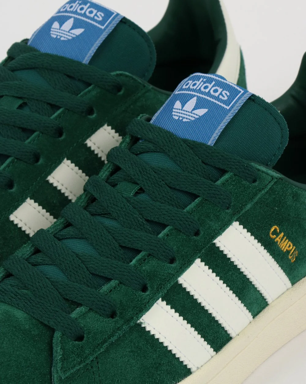Adidas Campus Trainers Collegiate Green/Cloud White - Image 4