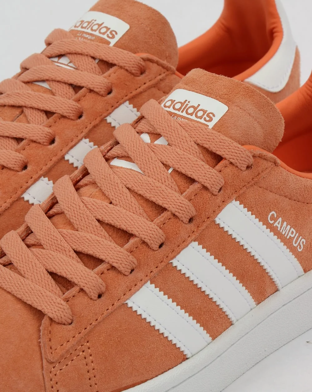 Adidas Campus Trainers Easy Orange/White - Image 4