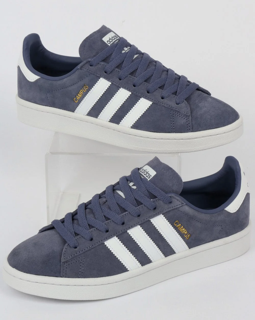 Adidas Campus Trainers Raw Indigo/White