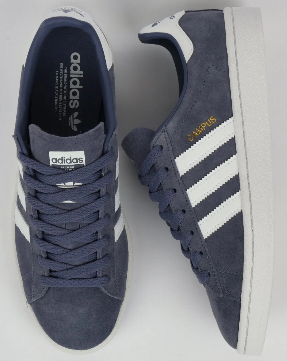 Adidas Campus Trainers Raw Indigo/White - Image 2