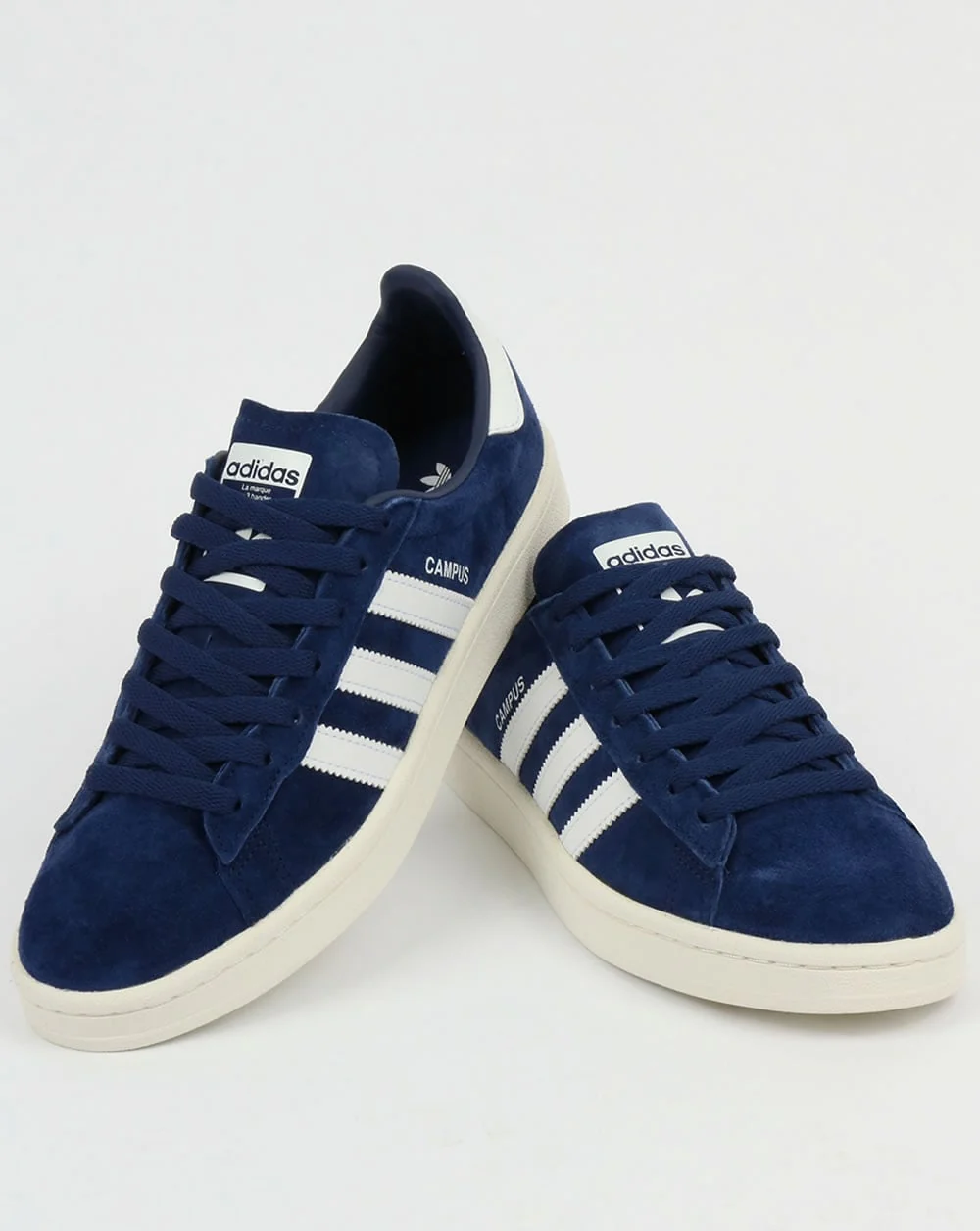 Adidas Campus Trainers Rich Navy/White - Image 2