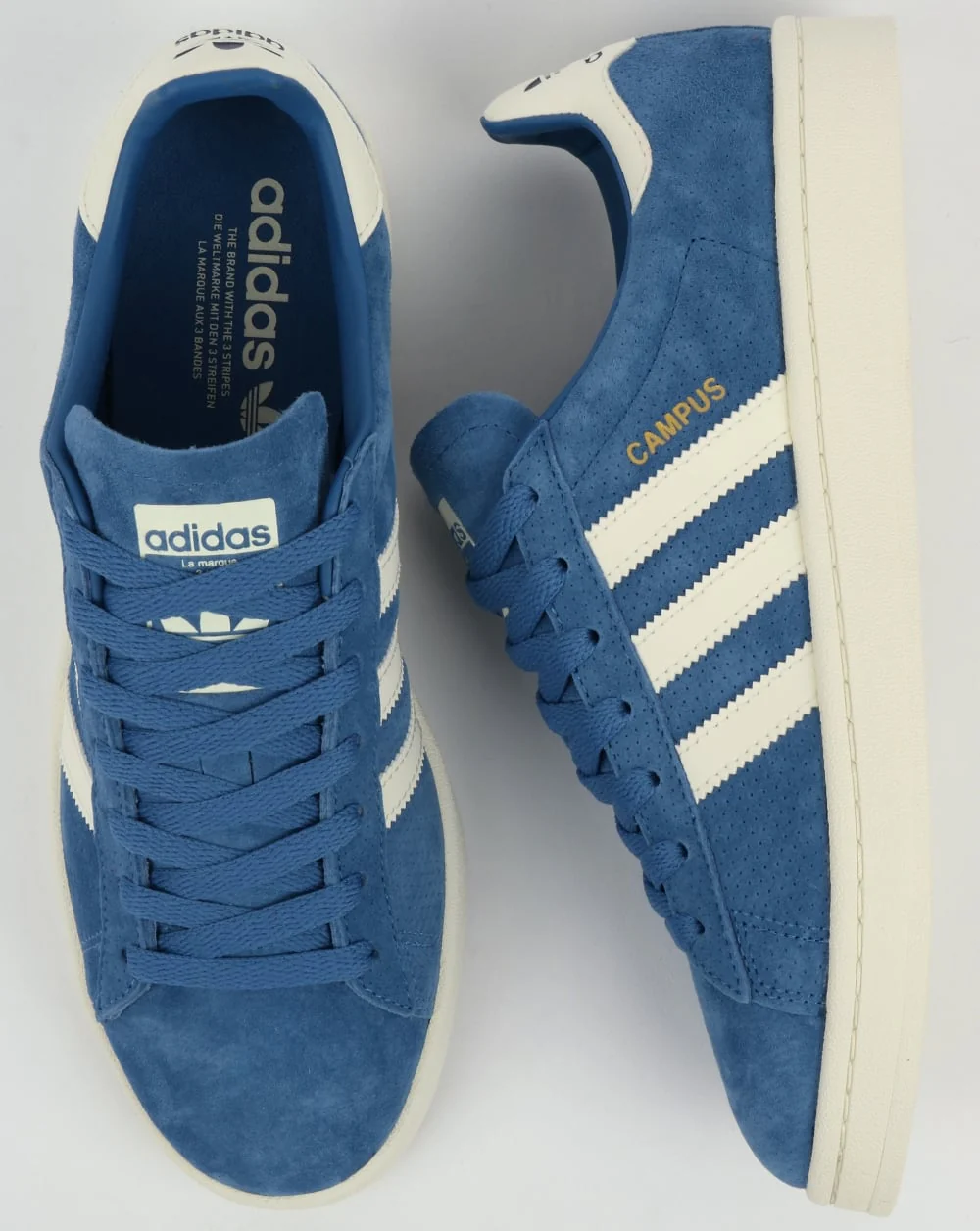 Adidas Campus Trainers Trace Royal/Off White - Image 2