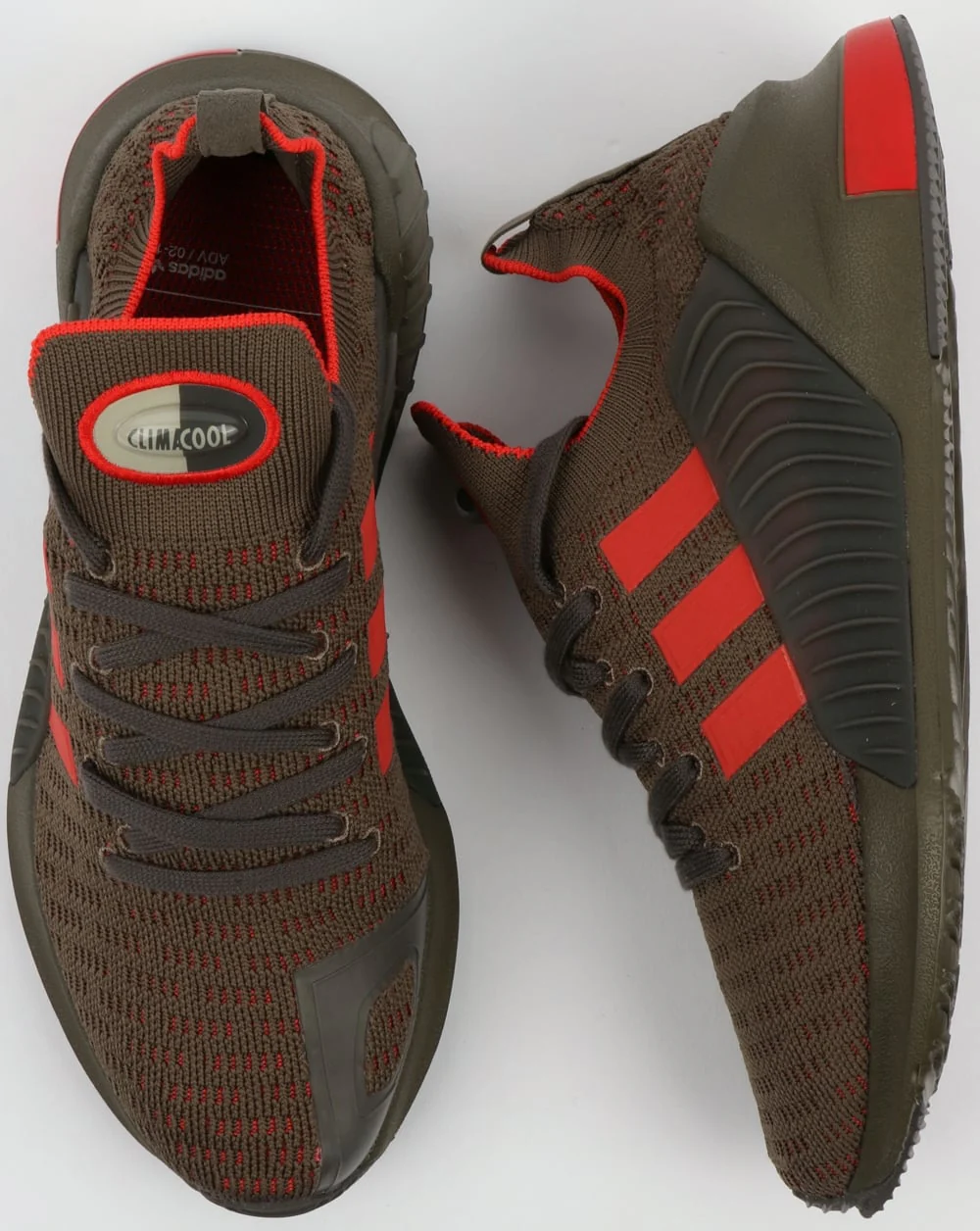 Adidas Climacool 02.17 PK Trainers Branch/Red - Image 2