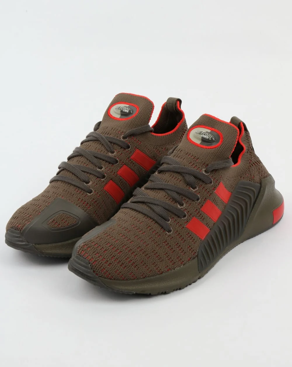 Adidas Climacool 02.17 PK Trainers Branch/Red - Image 3