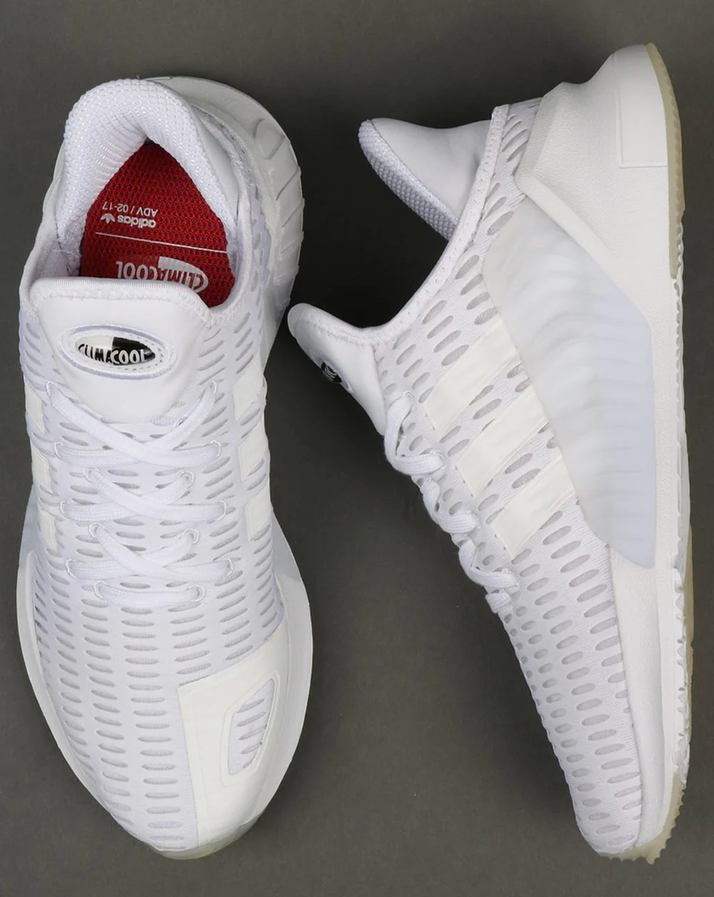 Adidas Climacool 02.17 Trainers Triple White - Image 2