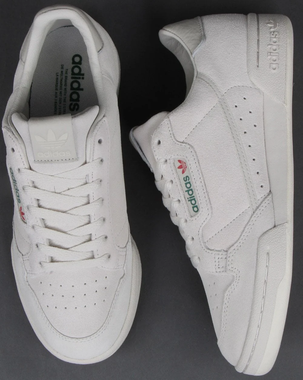 Adidas Continental 80 Trainers Raw White - Image 2