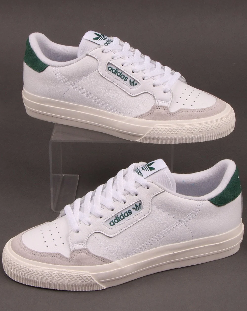 Adidas Continental Vulc Trainers White/Green