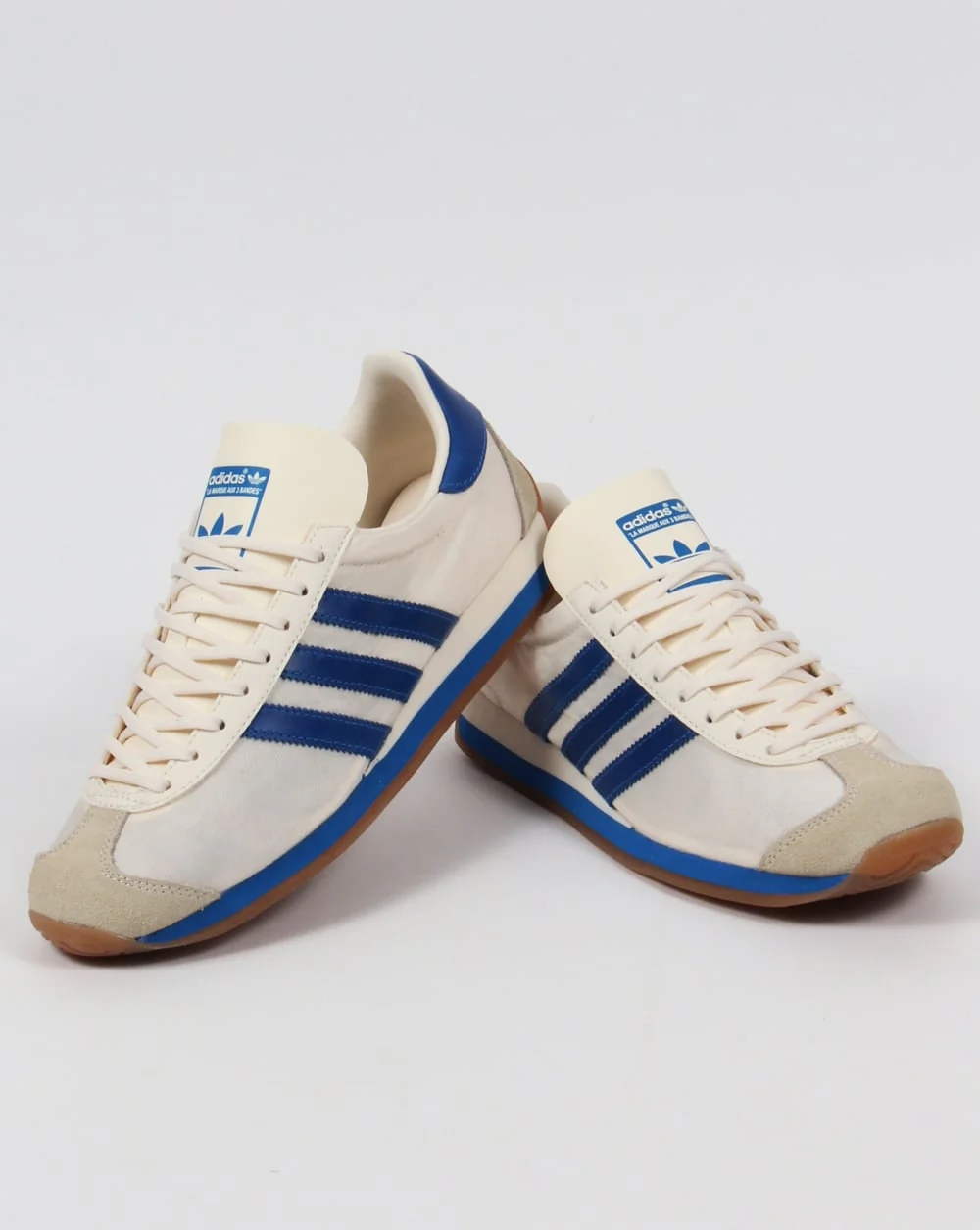 Adidas Country OG Trainers Chalk White/Bluebird - Image 3