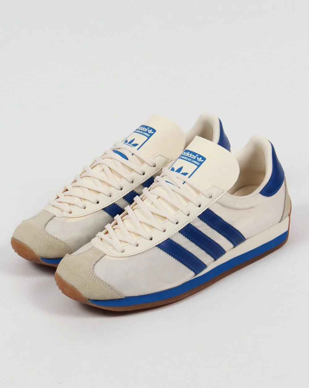 Adidas Country OG Trainers Chalk White/Bluebird - Image 4