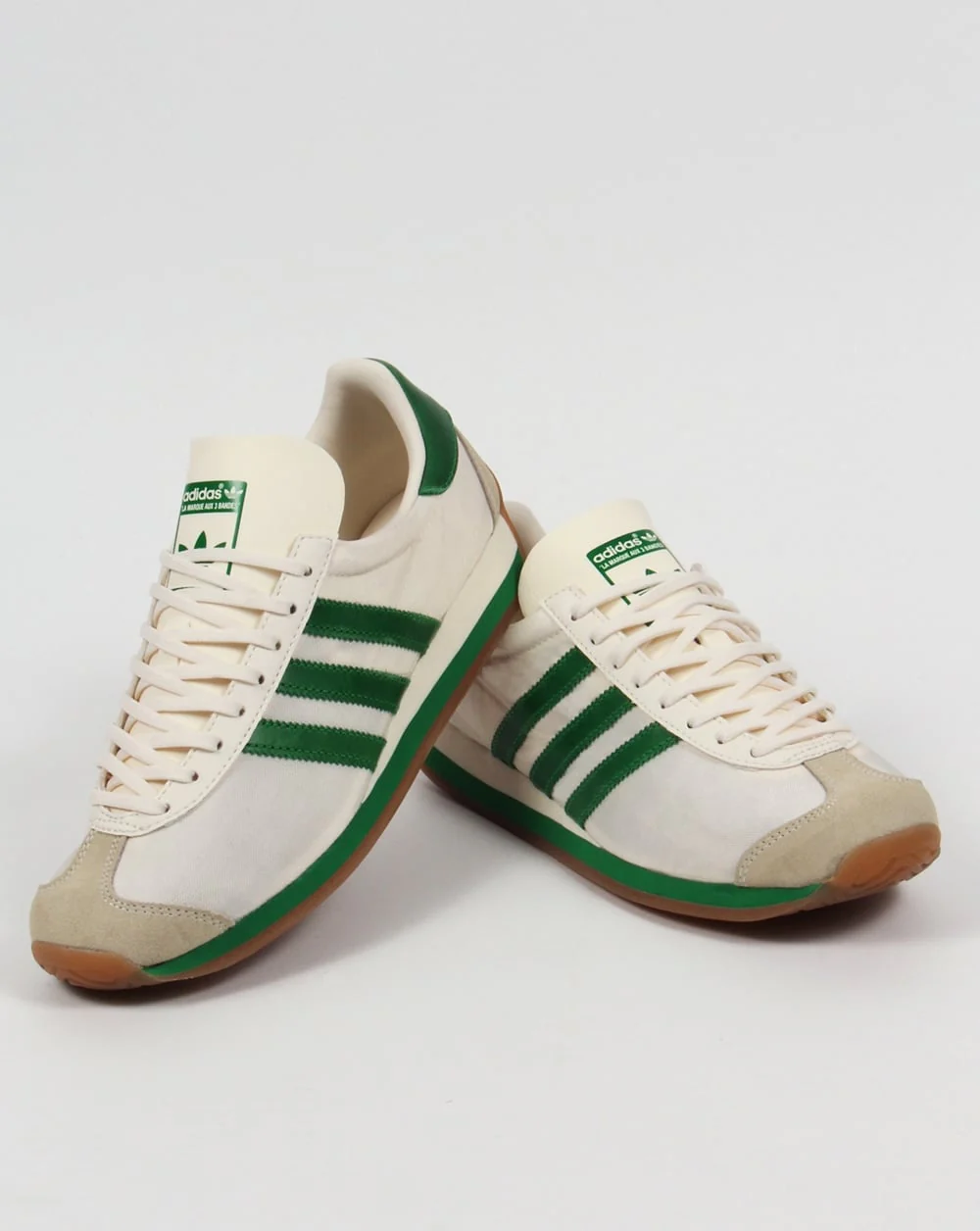 Adidas Country OG Trainers Chalk White/Green - Image 3