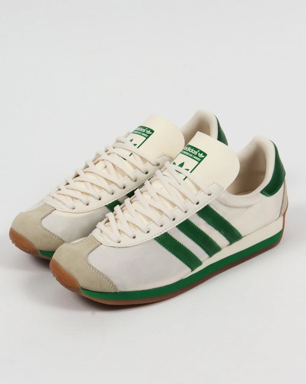 Adidas Country OG Trainers Chalk White/Green - Image 4