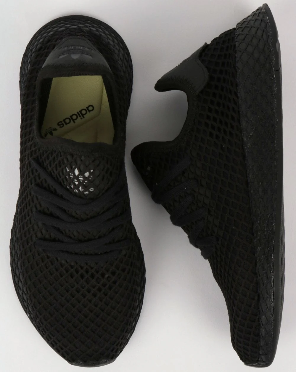 Adidas Deerupt Runner Trainers Black/Black/White - Image 2