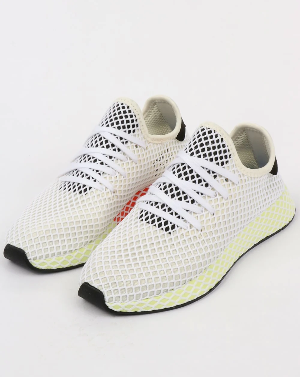 Adidas Deerupt Runner Trainers Chalk White/Black