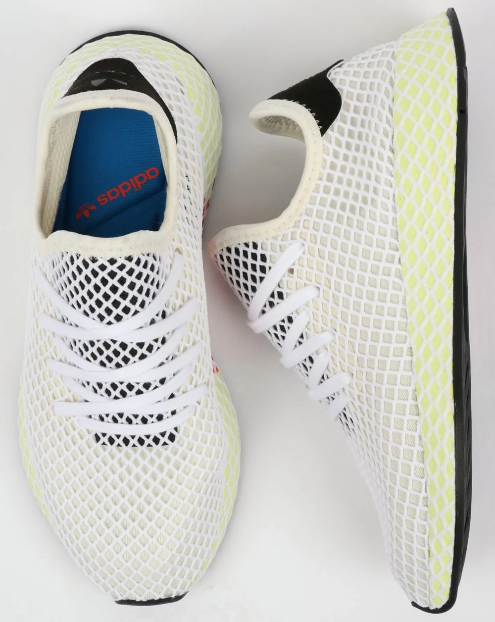 Adidas Deerupt Runner Trainers Chalk White/Black - Image 2