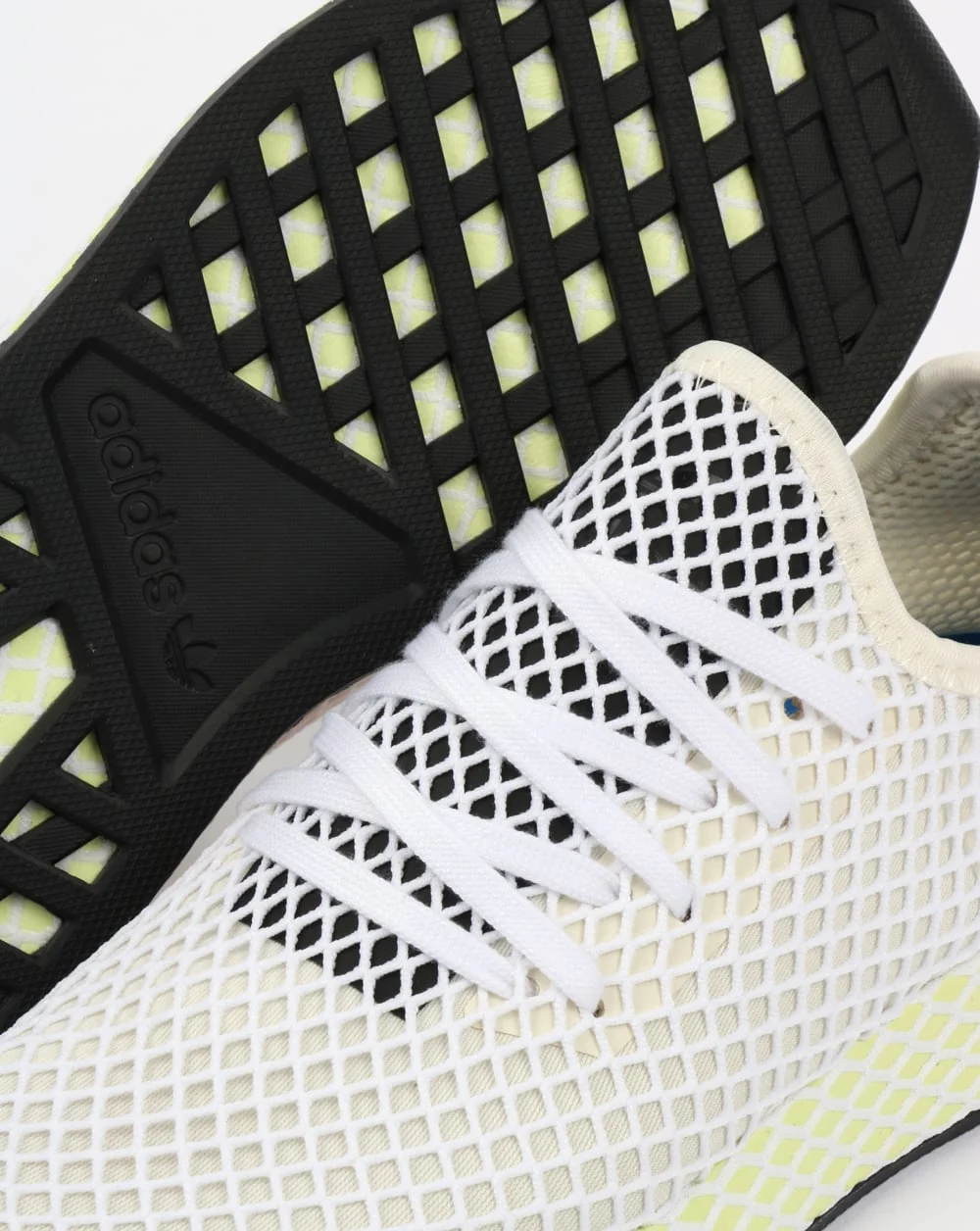 Adidas Deerupt Runner Trainers Chalk White/Black - Image 3