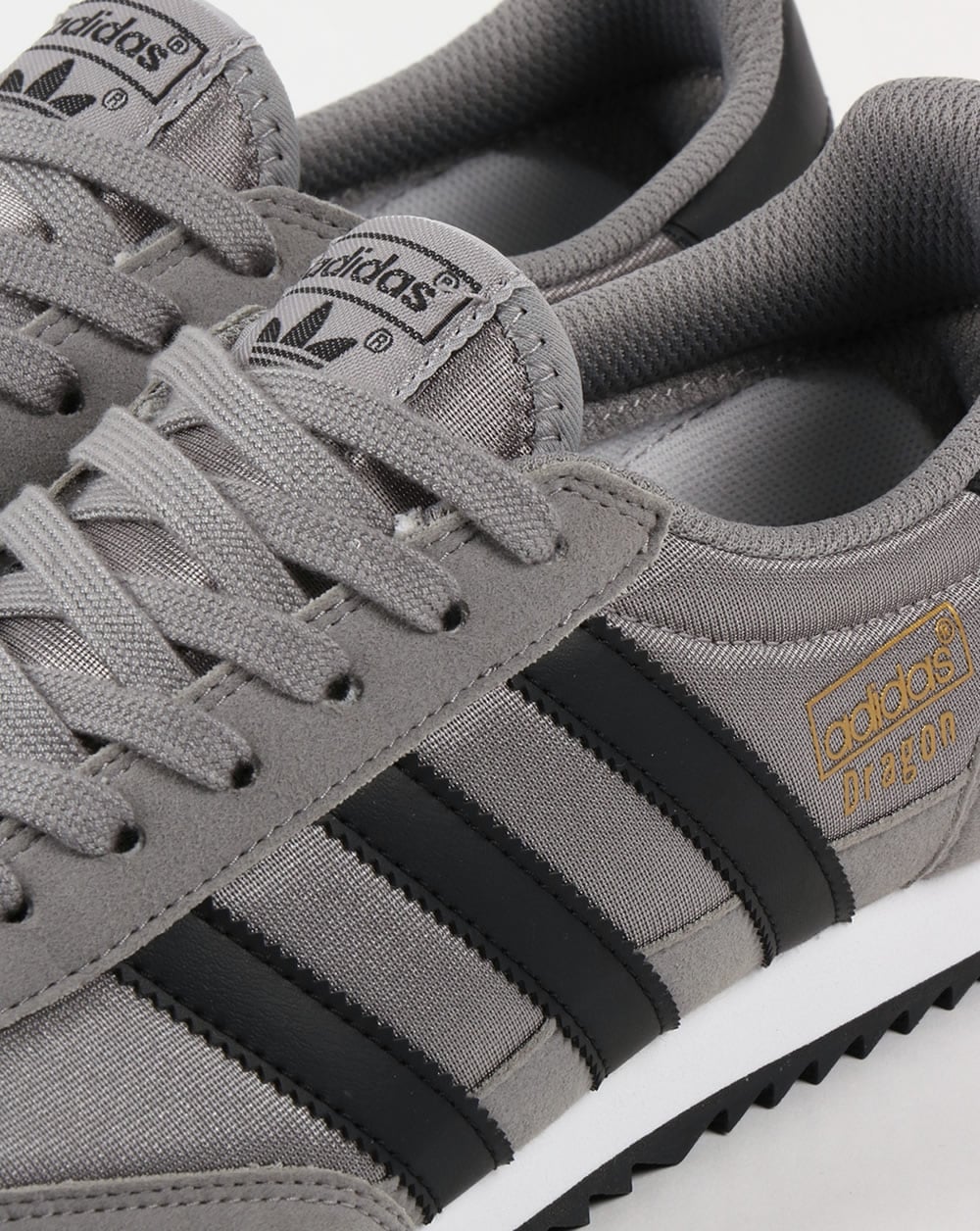 Adidas Dragon OG Trainers Solid Grey/Black - Image 4