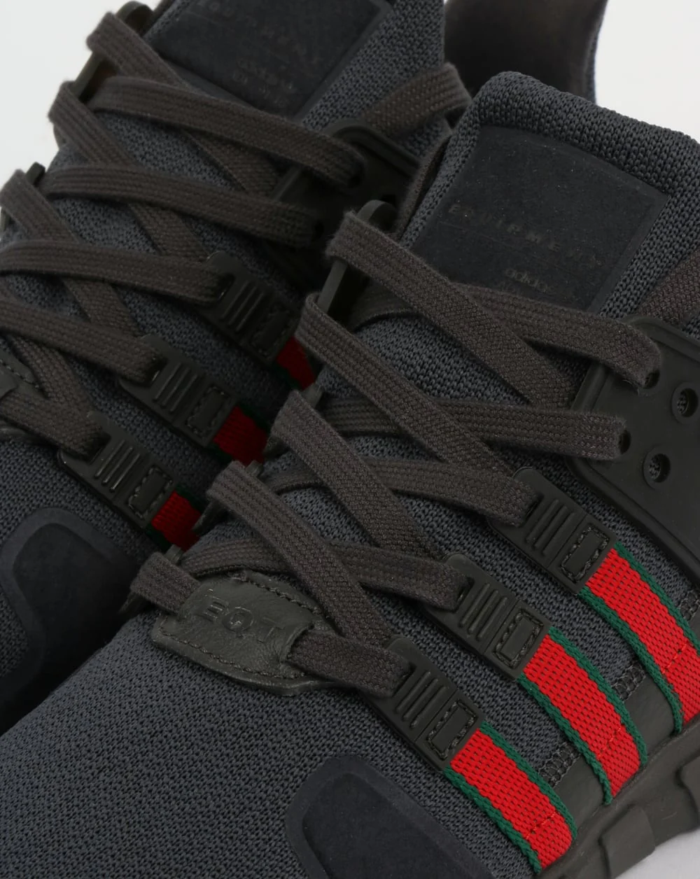 Adidas EQT Support ADV Trainers Black/Scarlet/Green - Image 4