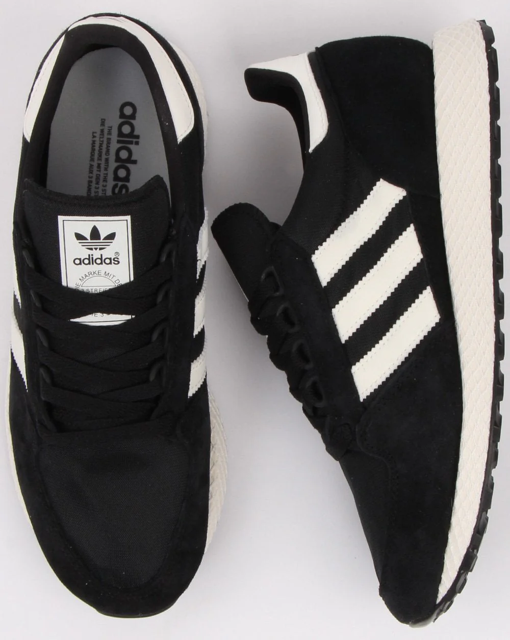 Adidas Forest Grove Trainers Black/Cloud White - Image 2
