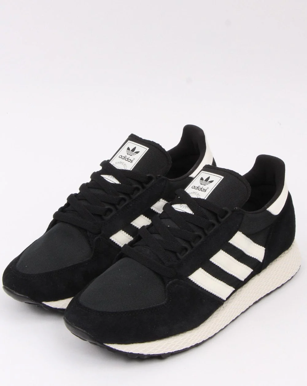 Adidas Forest Grove Trainers Black/Cloud White - Image 3