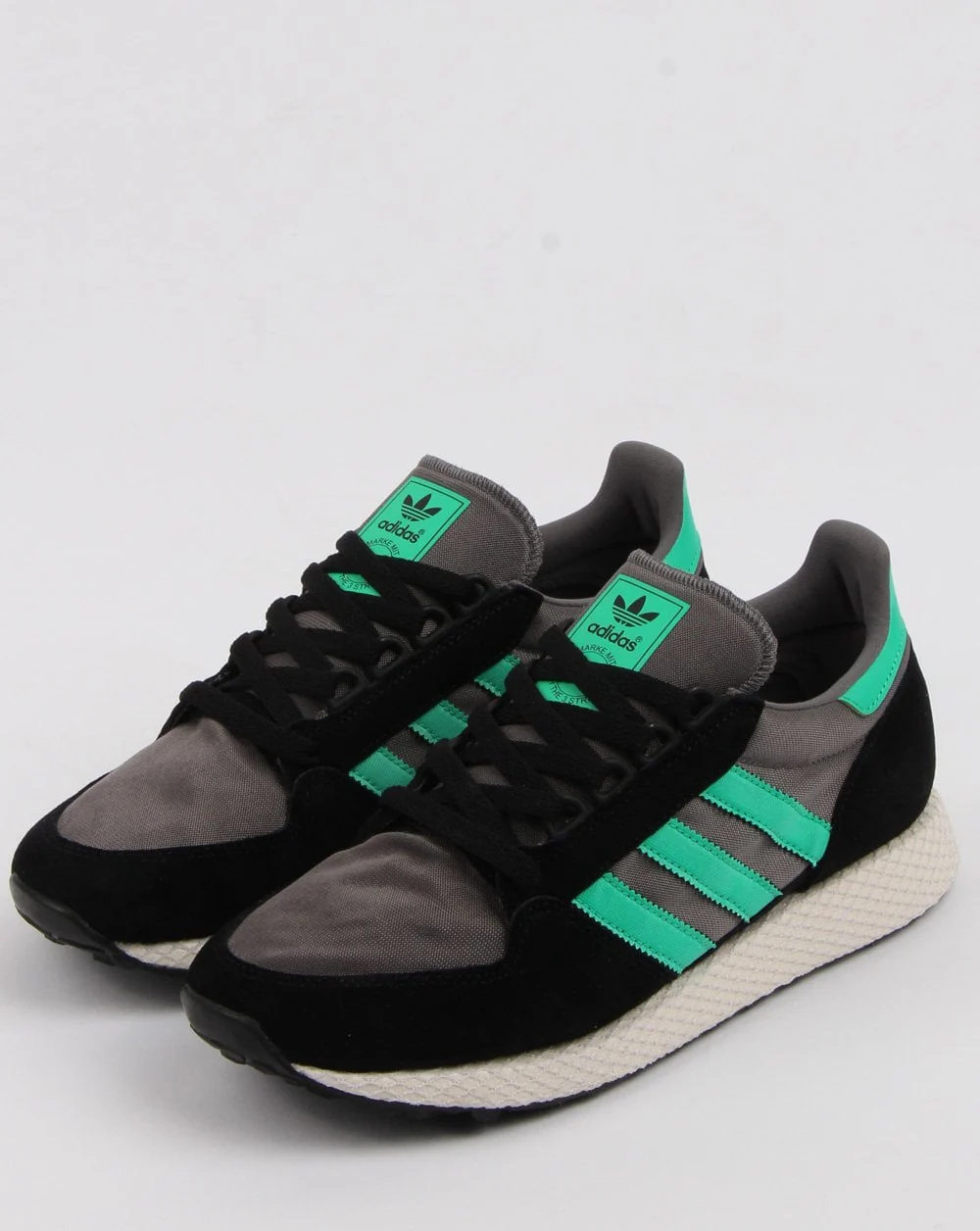 Adidas Forest Grove Trainers Black/Green/grey - Image 3