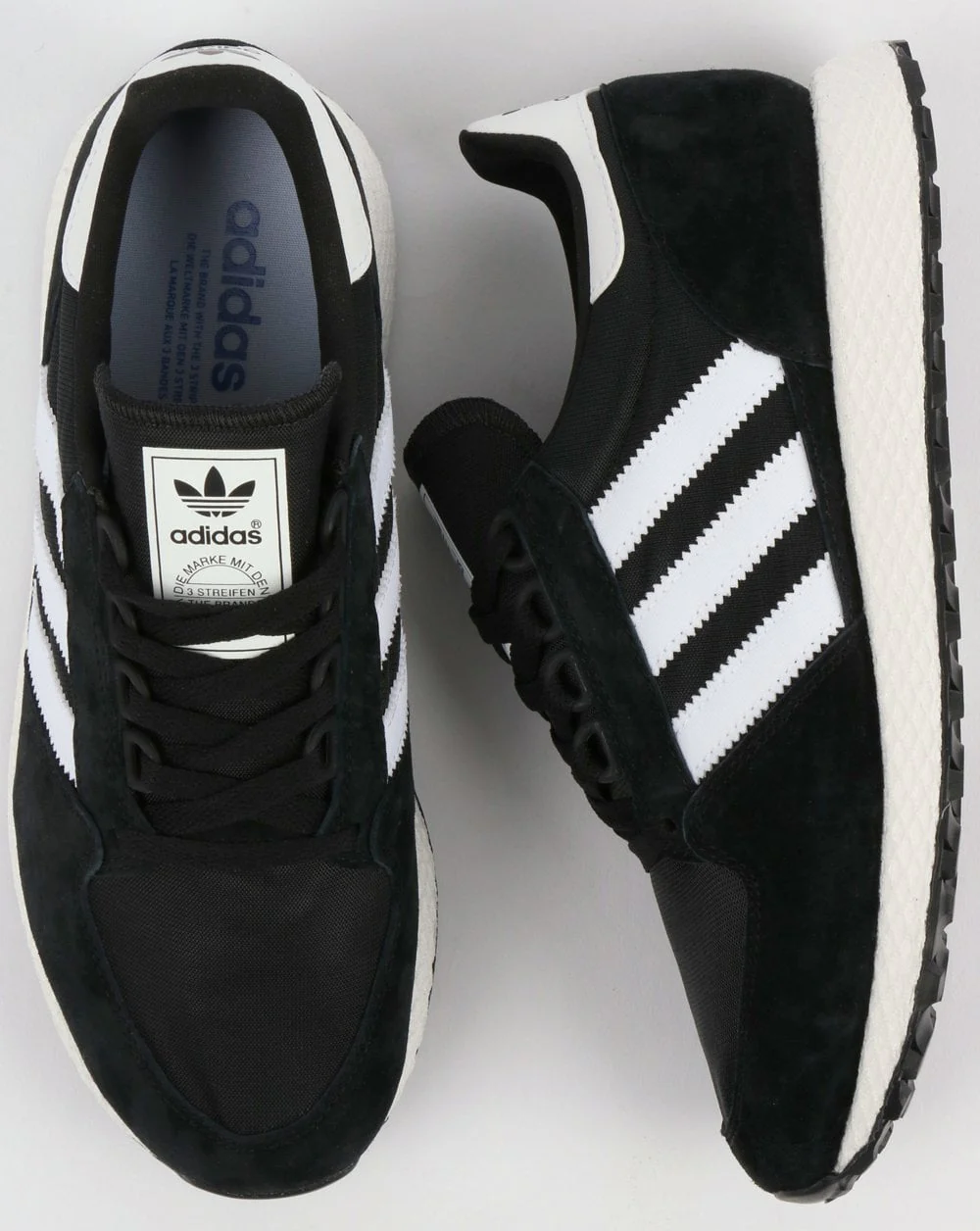Adidas Forest Grove Trainers Black/White - Image 2