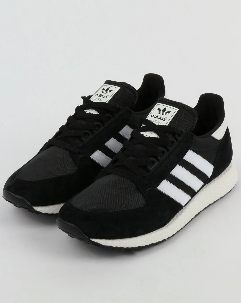 Adidas Forest Grove Trainers Black/White - Image 4