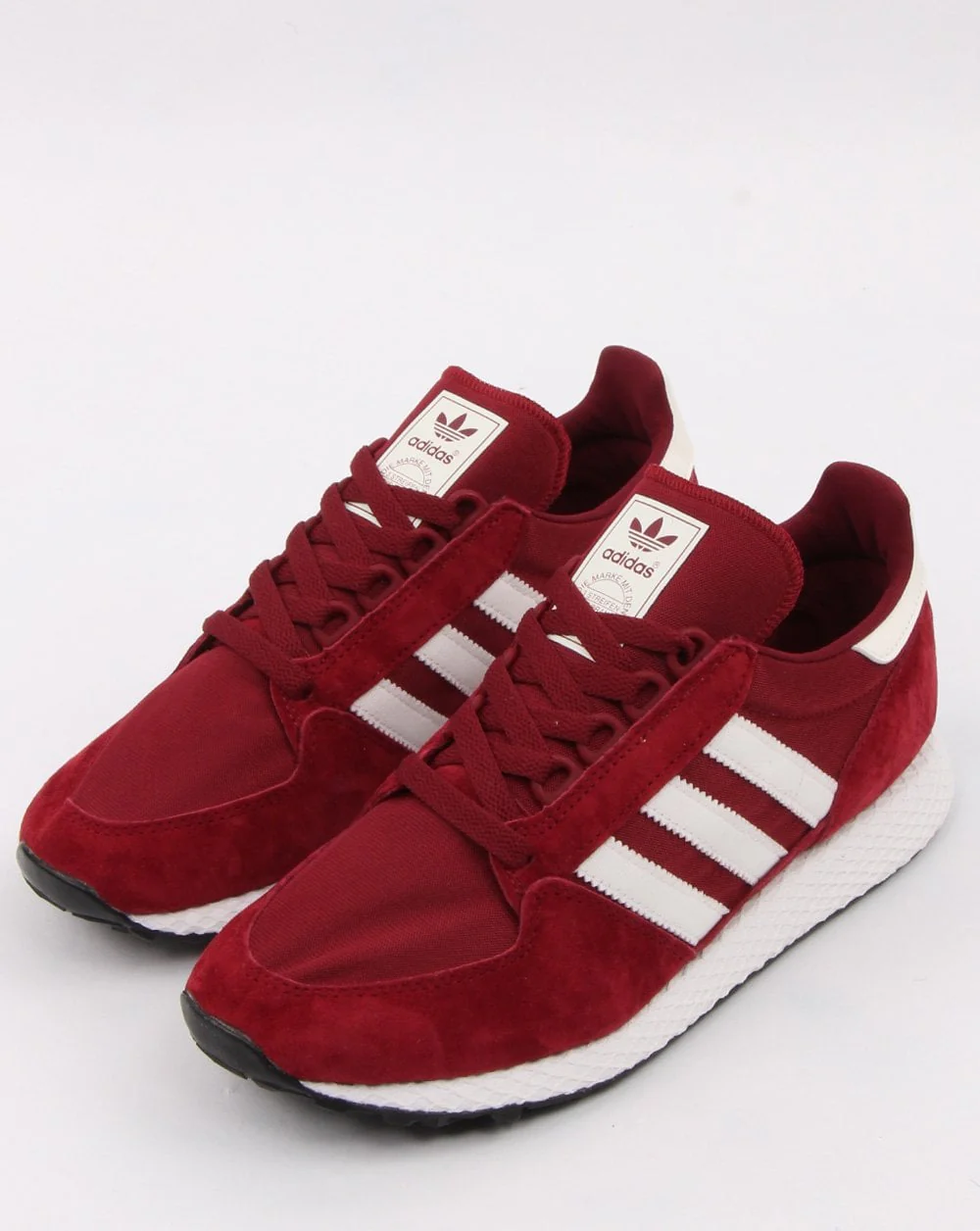 Adidas Forest Grove Trainers Burgundy/cloud White - Image 3