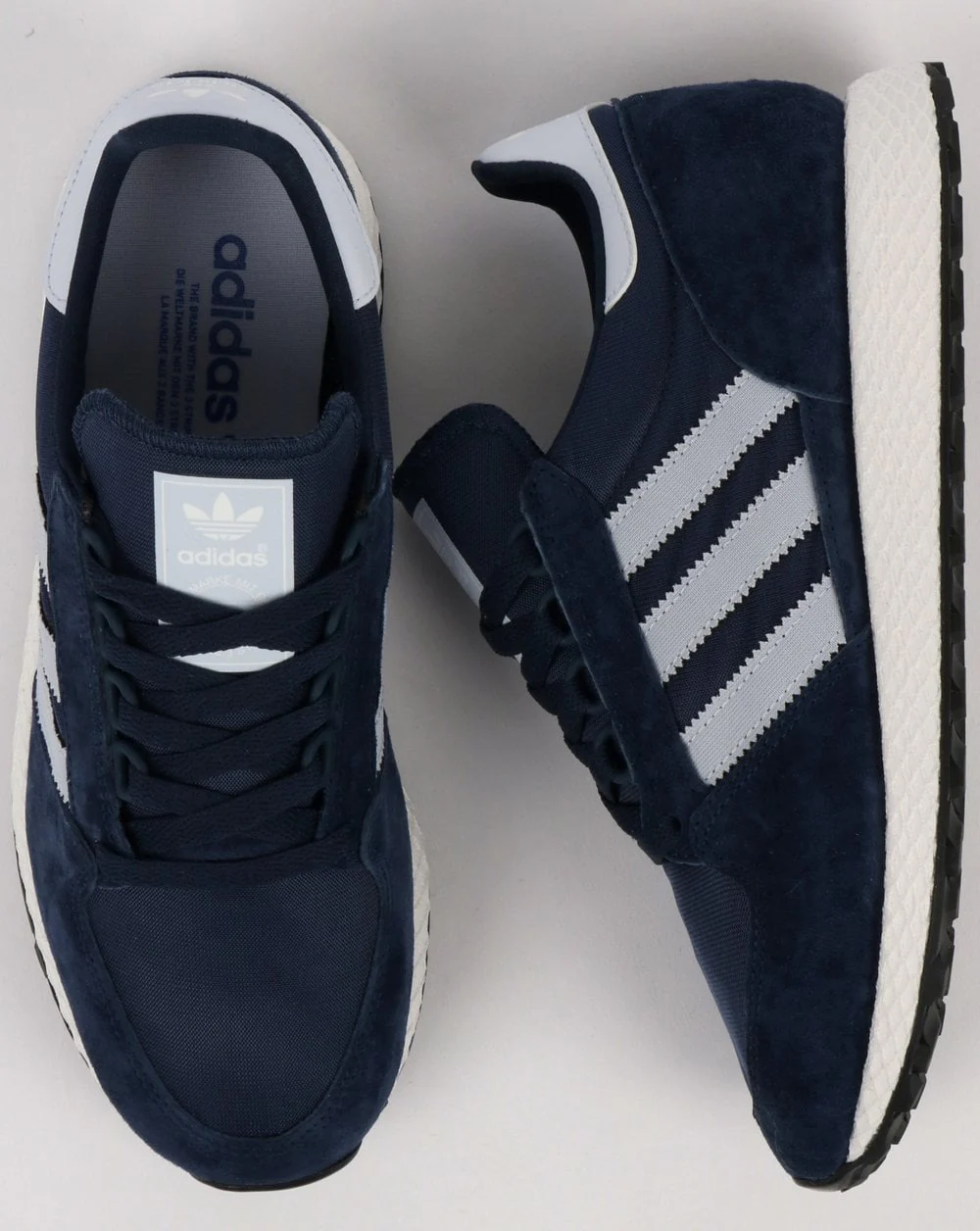 Adidas Forest Grove Trainers Navy/Clear Blue - Image 3