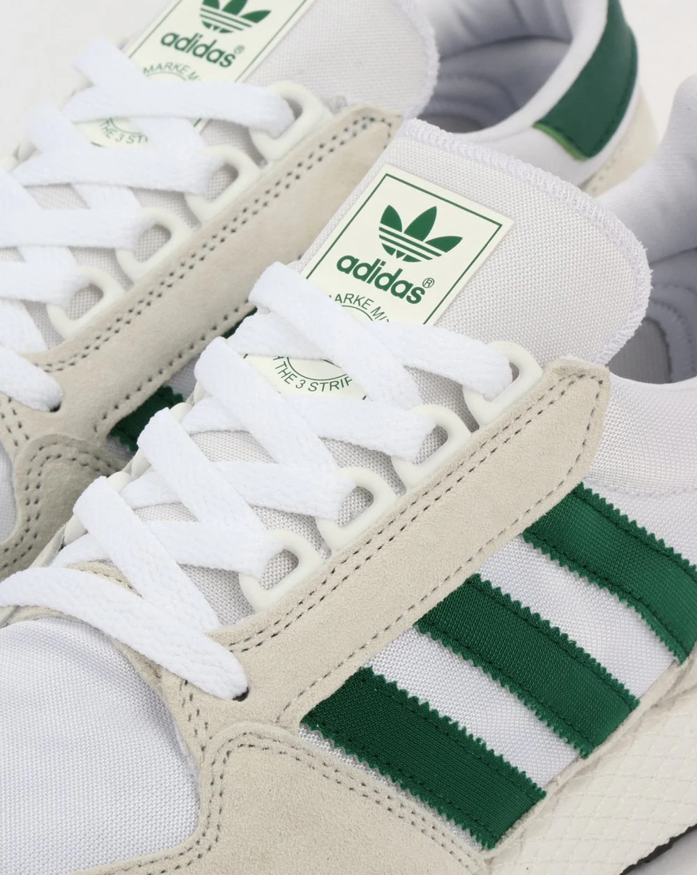 Adidas Forest Grove Trainers Pure White/Green - Image 2