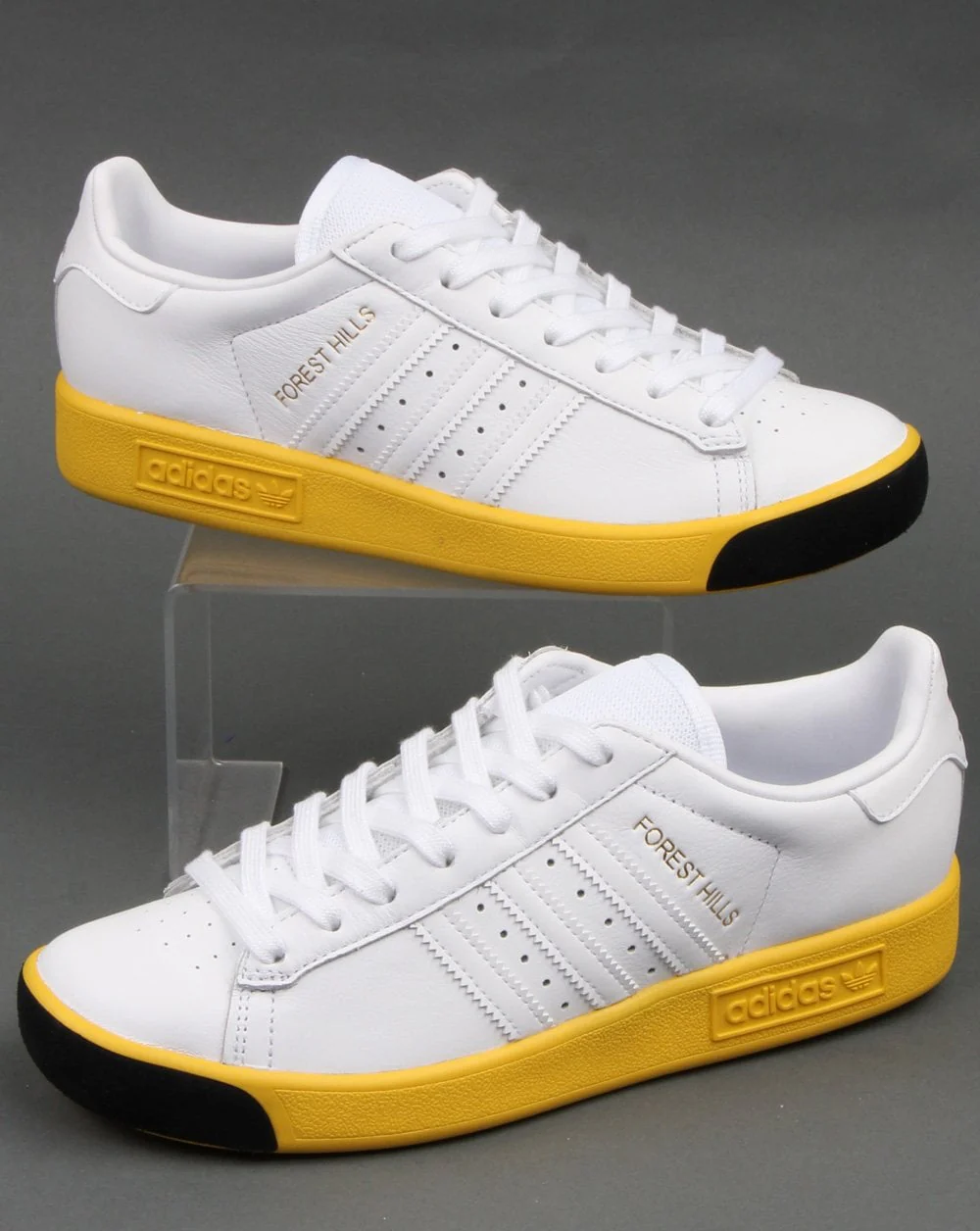 Adidas Forest Hills Trainers White/Yellow