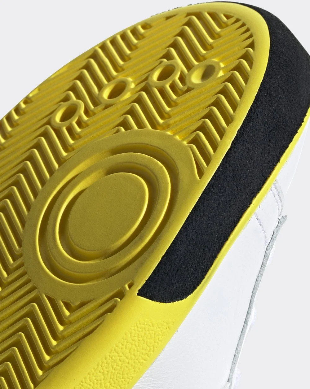 Adidas Forest Hills Trainers White/Yellow - Image 5