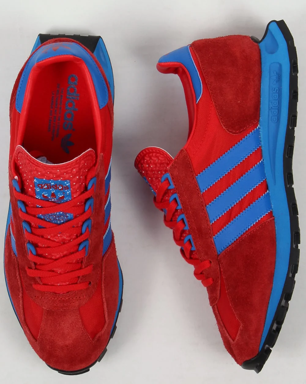Adidas Formel 1 Trainers Red/Bluebird - Image 2