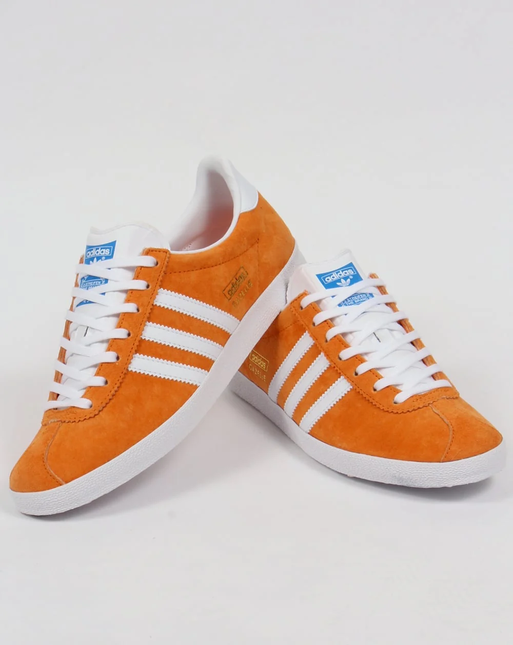 Adidas Gazelle OG Trainers Bright Orange/White - Image 3