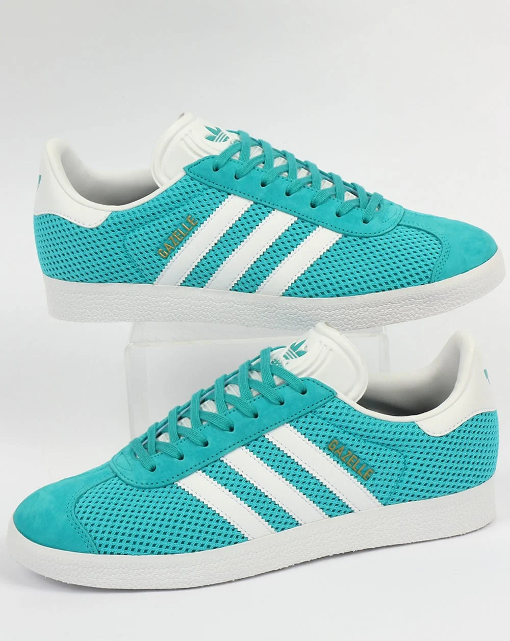 Adidas Gazelle Textile Trainers Energy Blue/White