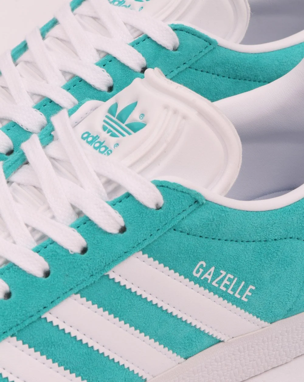 Adidas Gazelle Trainers Aqua/white - Image 4