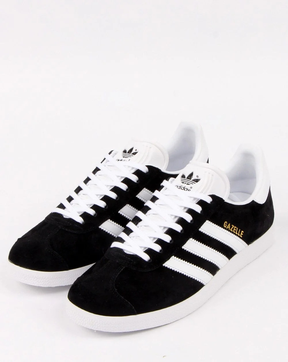 Adidas Gazelle Trainers Black/White - Image 4