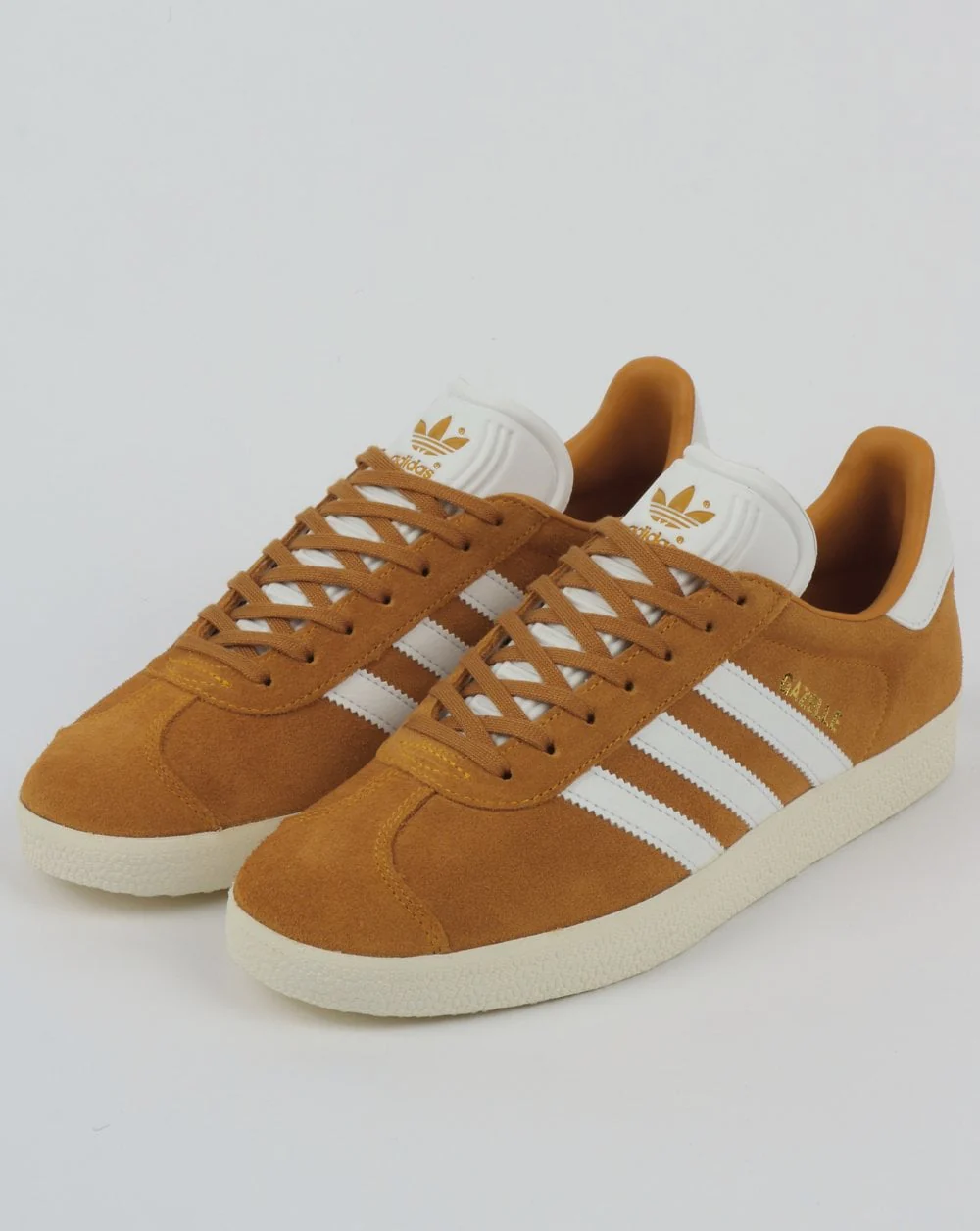 Adidas Gazelle Trainers Collegiate Gold/White - Image 3