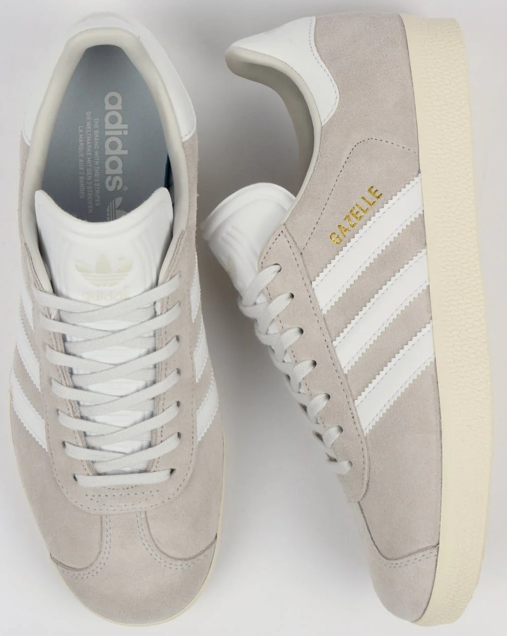 Adidas Gazelle Trainers Crystal White - Image 2
