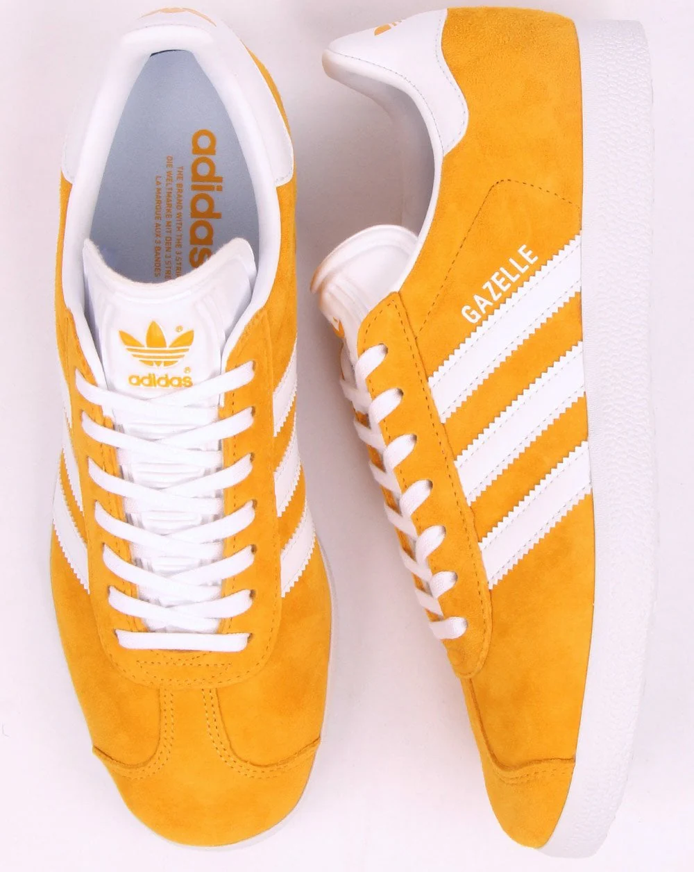 Adidas Gazelle Trainers Golden Yellow - Image 2