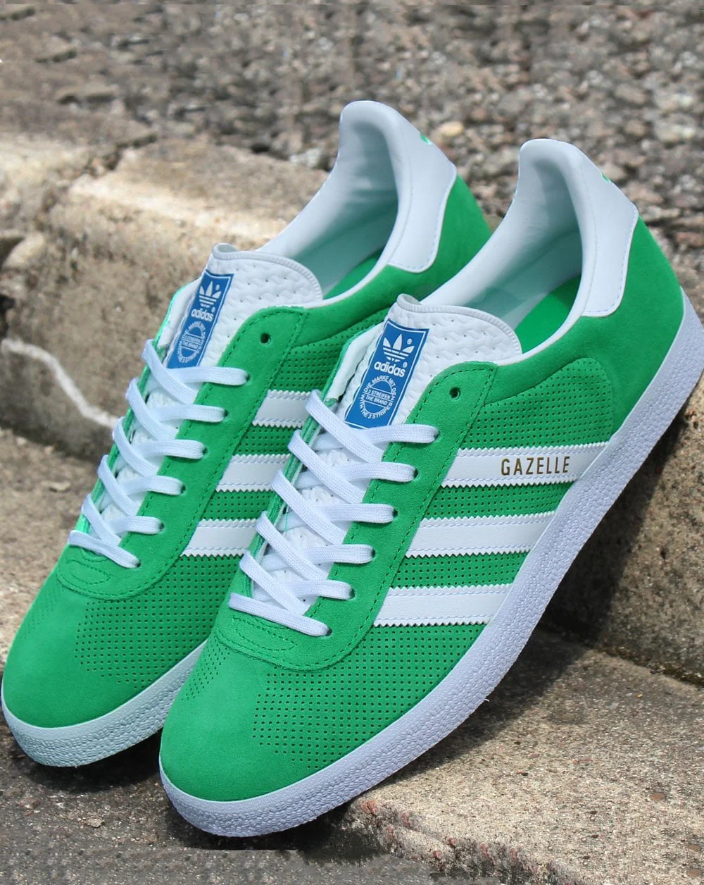 Adidas Gazelle Trainers Green/white