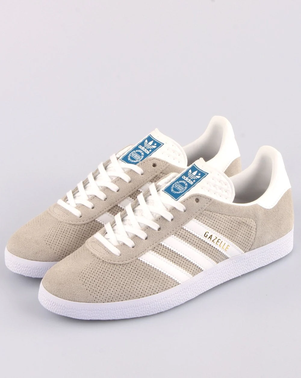 Adidas Gazelle Trainers Grey/white - Image 4