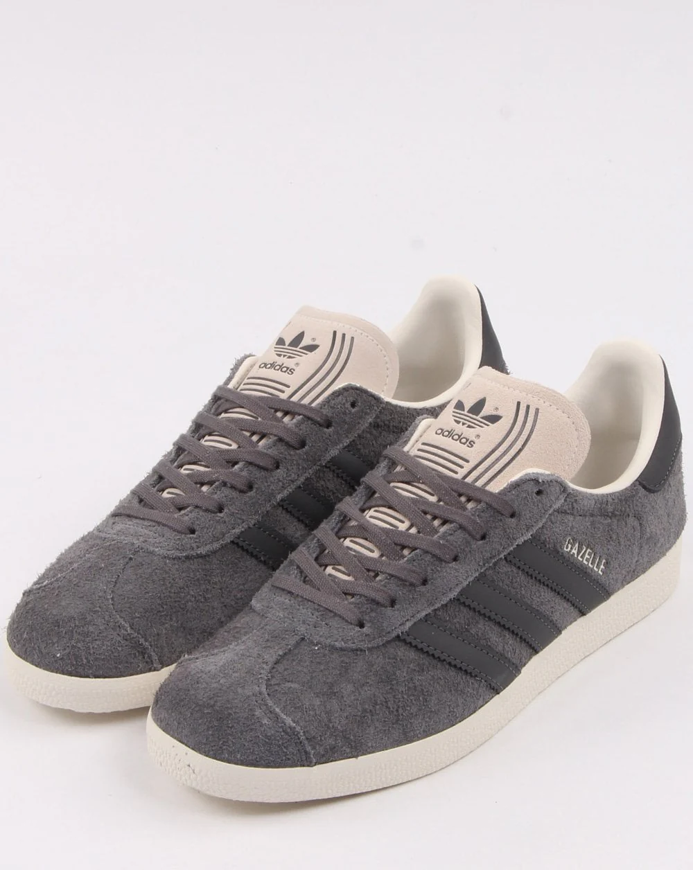 Adidas Gazelle Trainers Grey/White - Image 3