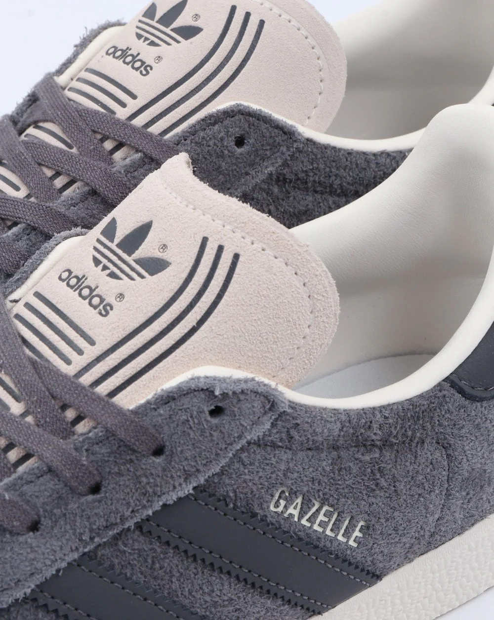 Adidas Gazelle Trainers Grey/White - Image 4