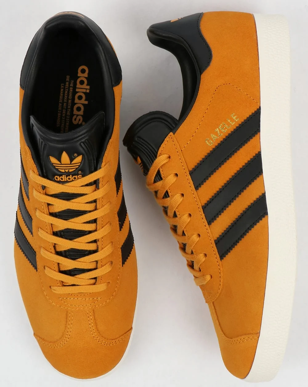 Adidas Gazelle Trainers Jamaica Yellow/Black - Image 2