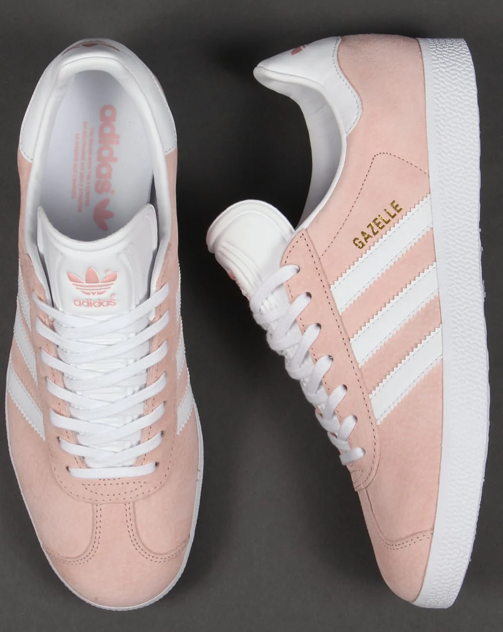 Adidas Gazelle Trainers Light Pink/White - Image 2