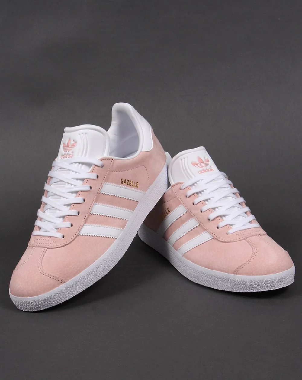 Adidas Gazelle Trainers Light Pink/White - Image 3