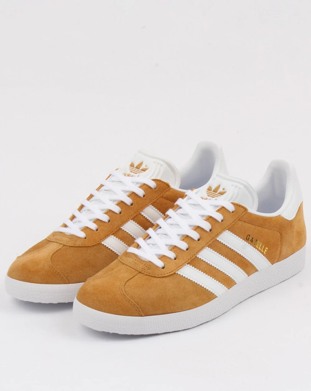 Adidas Gazelle Trainers Mesa Gold /white - Image 3